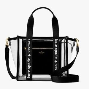 Kate Spade Black and Clear Tote